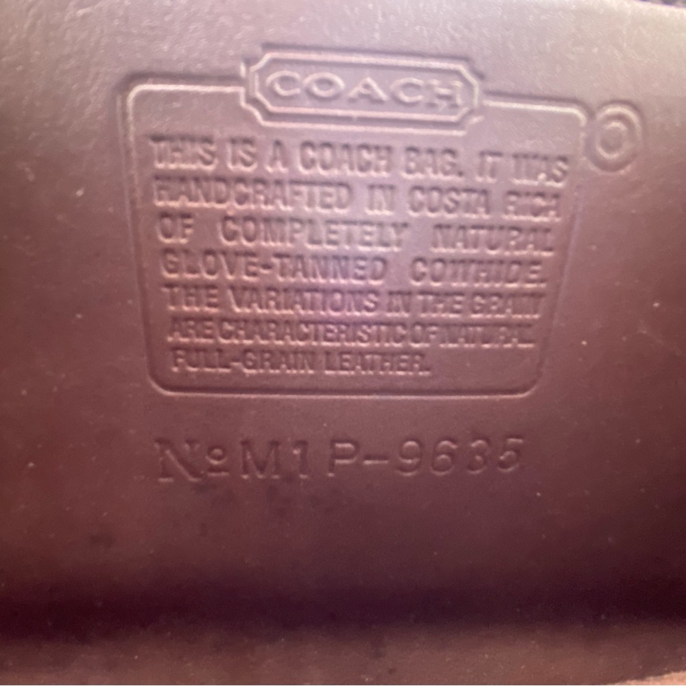 Vintage Coach New York Leather Crossbody Clutch 80’s Professional Restored Mocha - Picture 5 of 11
